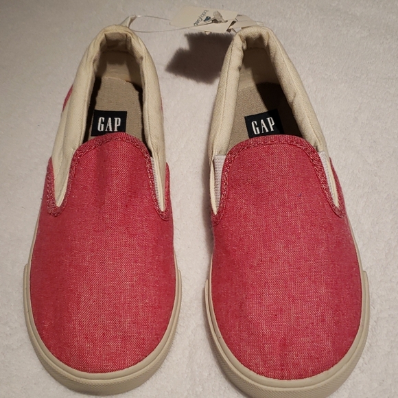 GAP Other - NWT - GAP Boys Red Chambray Slip On Shoes